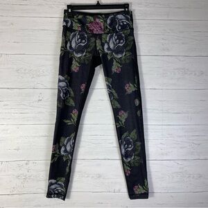 LULULEMON Wunder Under Pant Full-On Luon Garden Party Silver Multi / Black 6